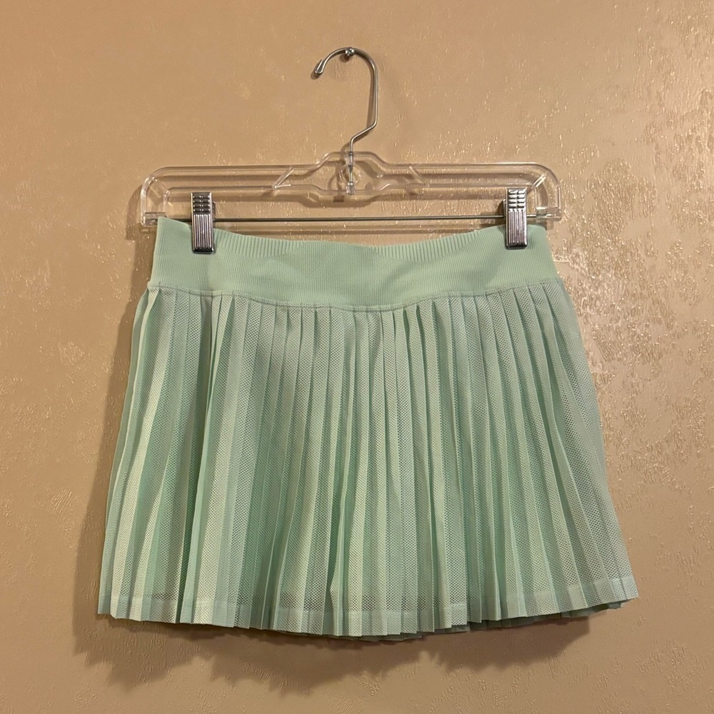 NWOT Free People Movement Rally Ruffle Mini Skirt sz M/L
